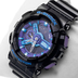 Часы Casio G-shock 110RG (Черные/Голубой)