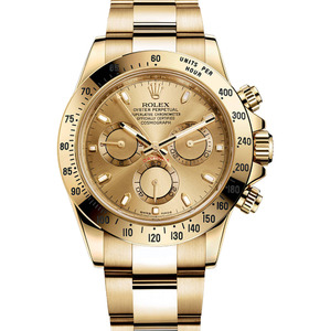 Кварцевые часы Rolex Daytona (Золотой фон)